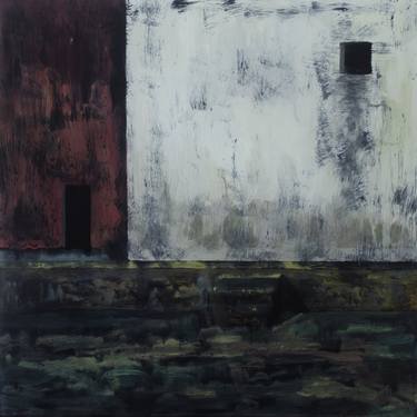 Original Architecture Painting by Leomar González 