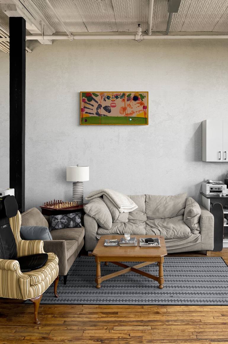 Original Abstract Expressionism Abstract Painting by Kristina Kalle