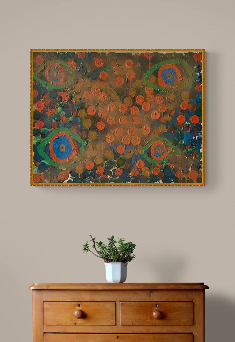 Original Abstract Expressionism Abstract Painting by Kristina Kalle