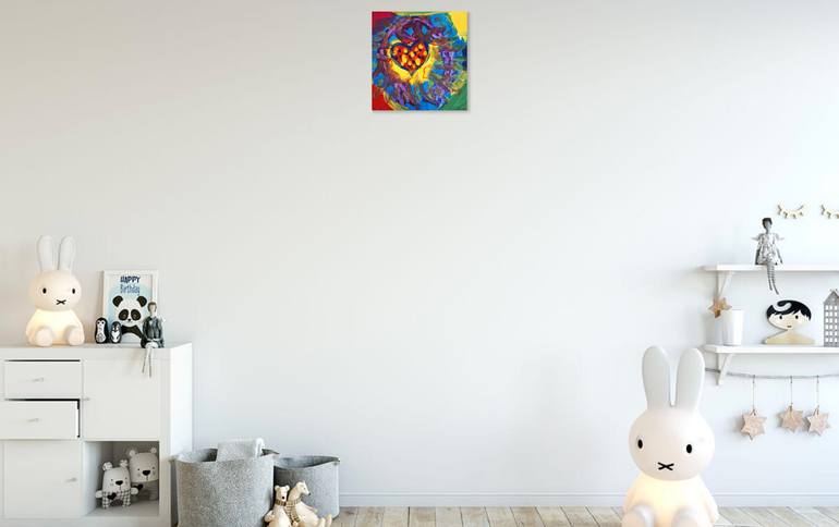 Original Abstract Expressionism Abstract Painting by Kristina Kalle