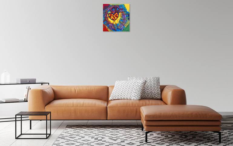 Original Abstract Expressionism Abstract Painting by Kristina Kalle