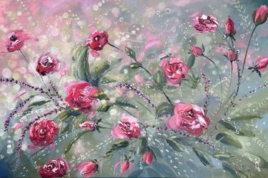 Original Impressionism Floral Paintings by Emma Sian Pritchard