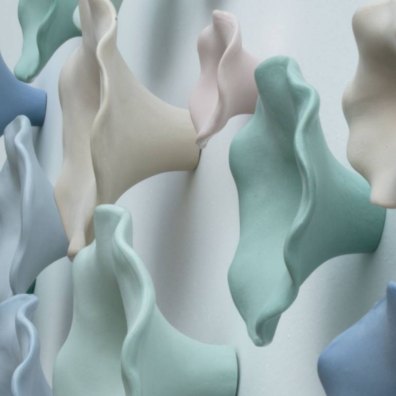 Original Contemporary Floral Sculpture by Monika Skrzypkowska
