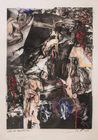 Original Figurative Erotic Mixed Media by Negar Zoka