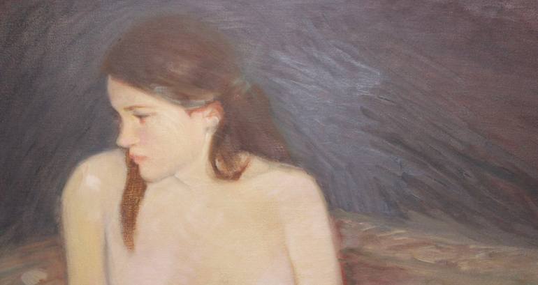 Original Figurative Women Painting by Rosalie Roewert