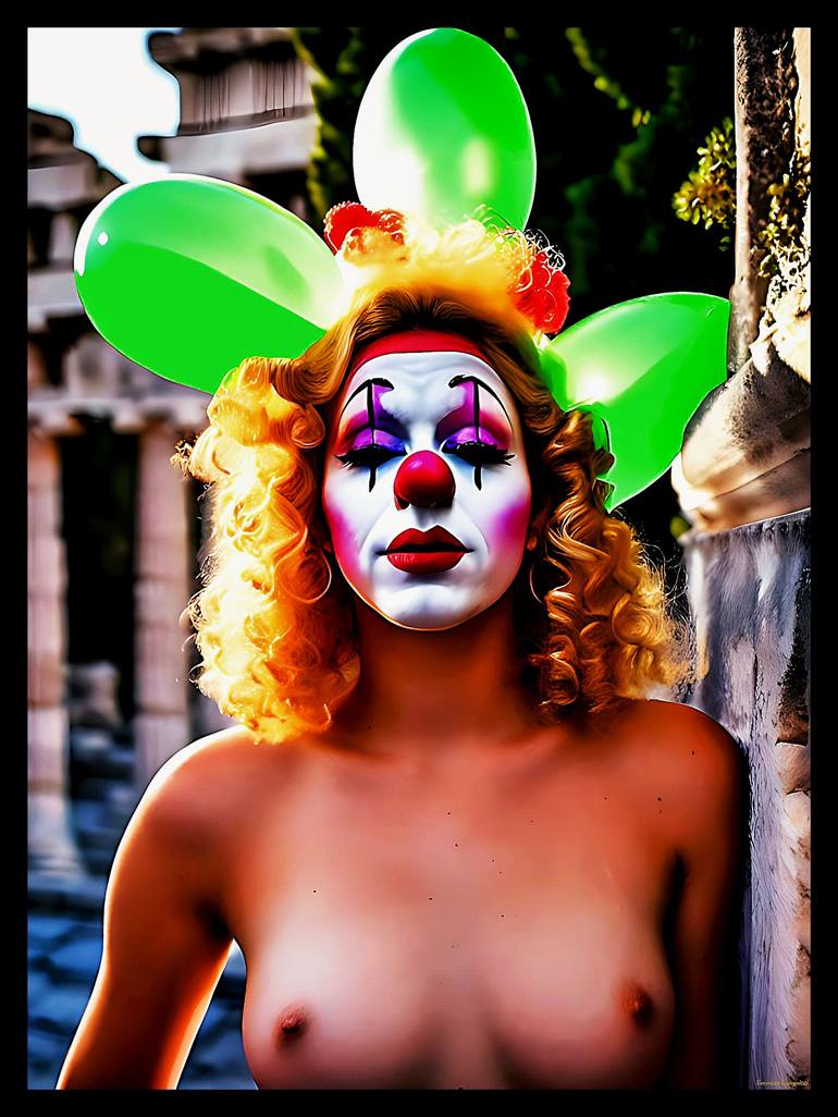 Porn clown Digital by Sir Vincenzo Cangialosi | Saatchi Art