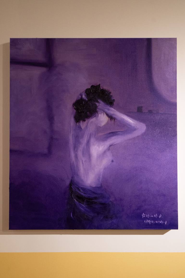 Original Art Deco Women Printmaking by Lego Liang