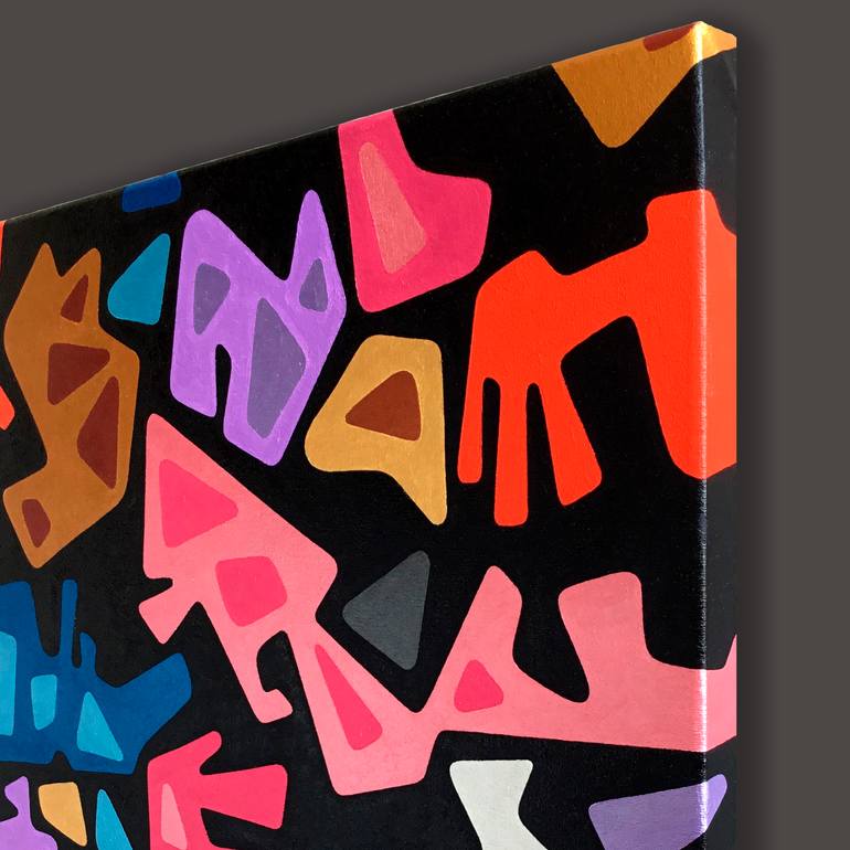 Original Contemporary Abstract Painting by Lolita Molinero