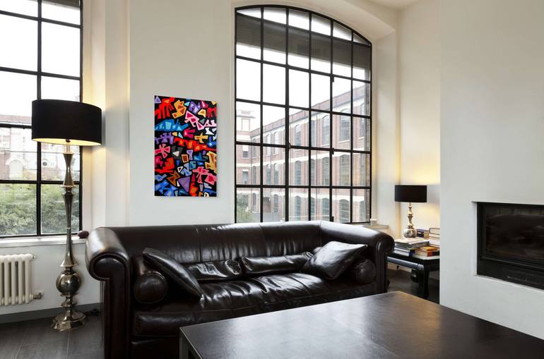 Original Contemporary Abstract Painting by Lolita Molinero