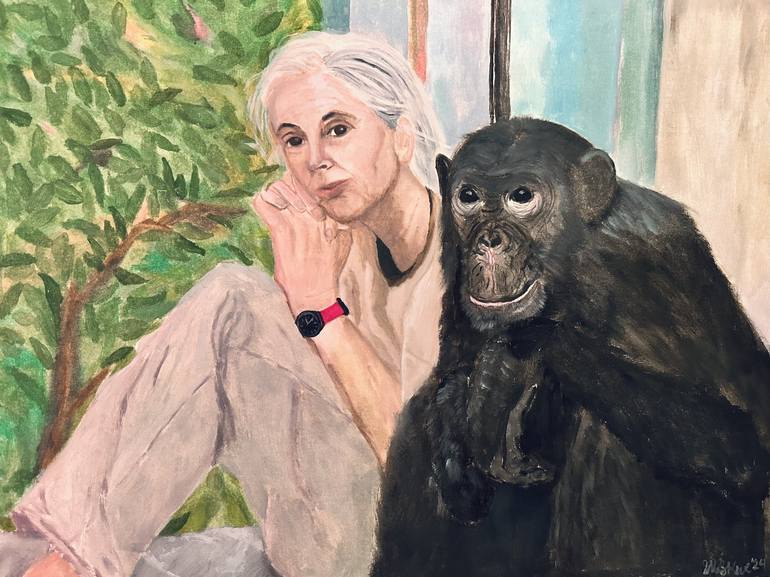 Original Photorealism People Paintings by Marie Kwe