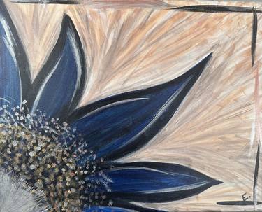 Original Conceptual Floral Painting by Emily Tracy