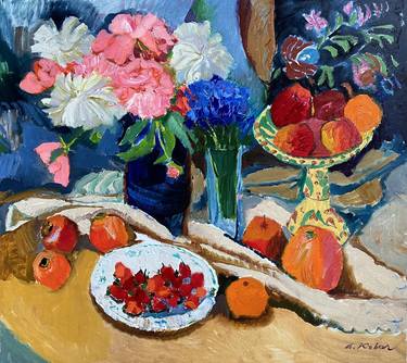 Original Still Life Paintings by Anton Kovach