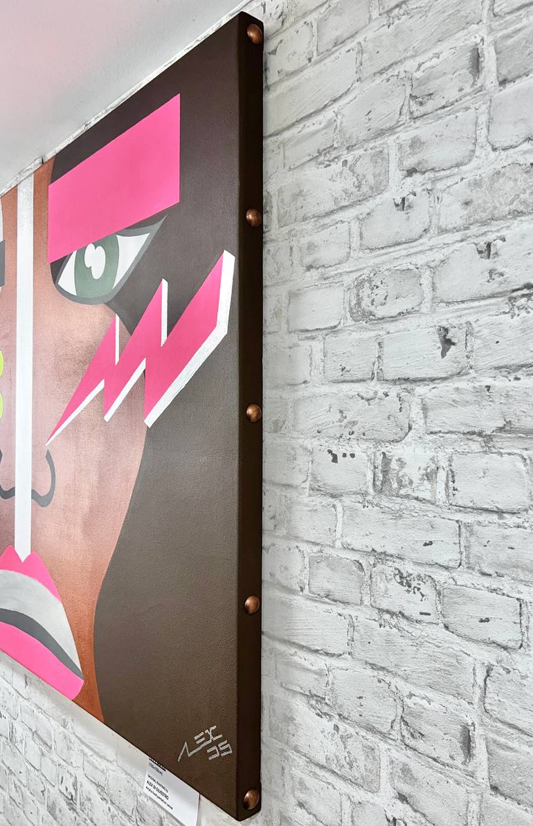 Original Abstract People Painting by Alex Di Silvestro