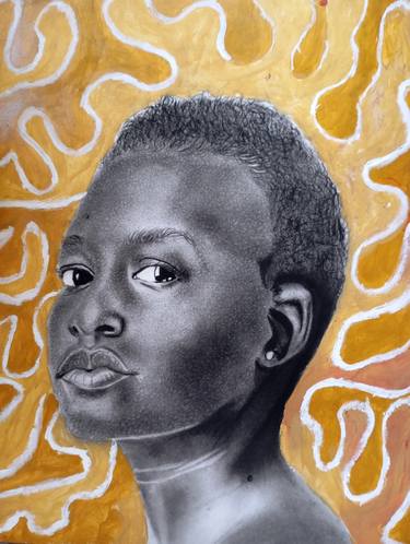 Original Expressionism People Mixed Media by Abibat Mulero