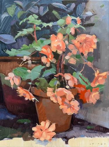 Original Impressionism Botanic Paintings by Andrew Hird