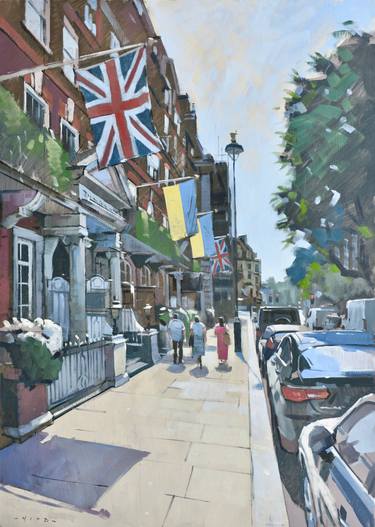 Original Impressionism Cities Paintings by Andrew Hird