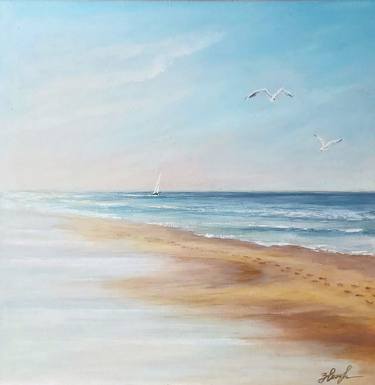 Original Expressionism Seascape Paintings by Olena NOIZET