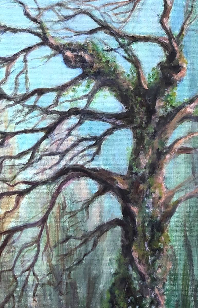 Original Art Nouveau Landscape Painting by Olena Noizet