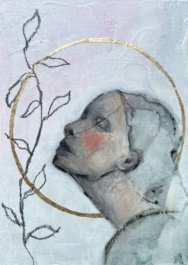 Original Abstract Women Painting by Darya Sokolova