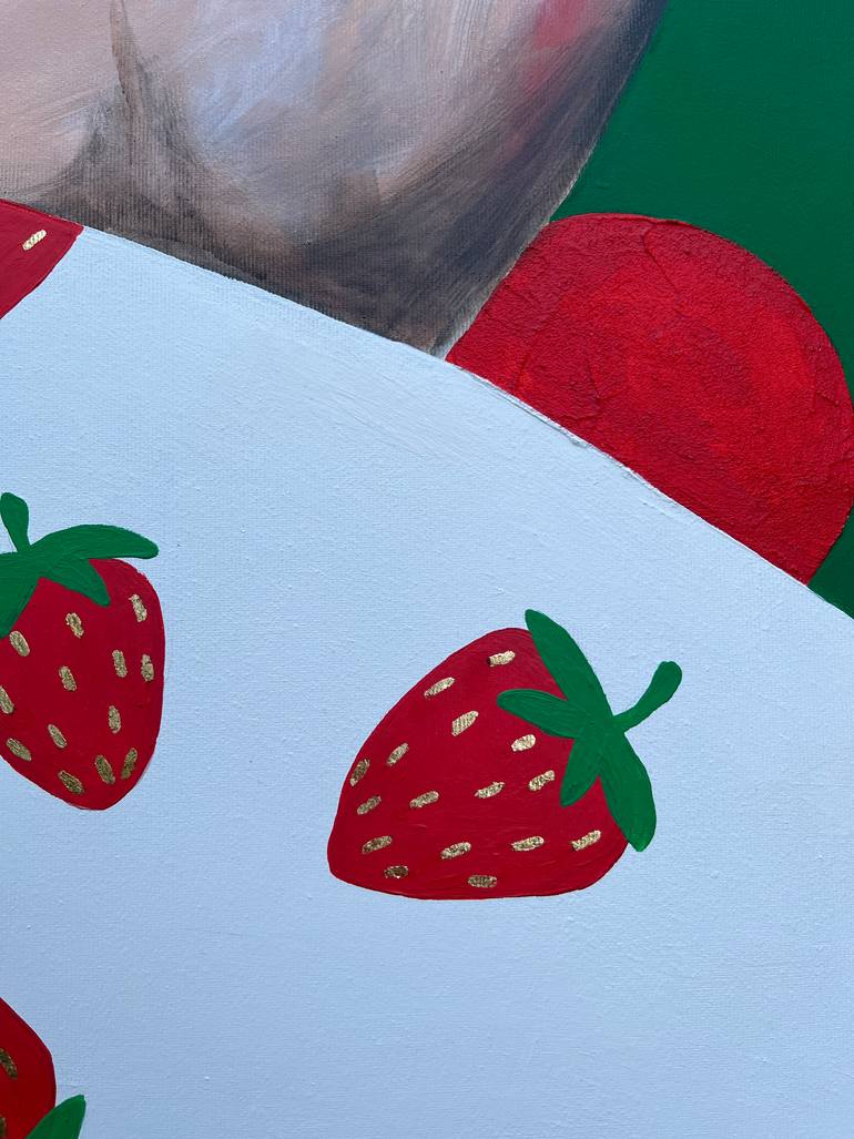 Original Abstract Women Painting by Darya Sokolova