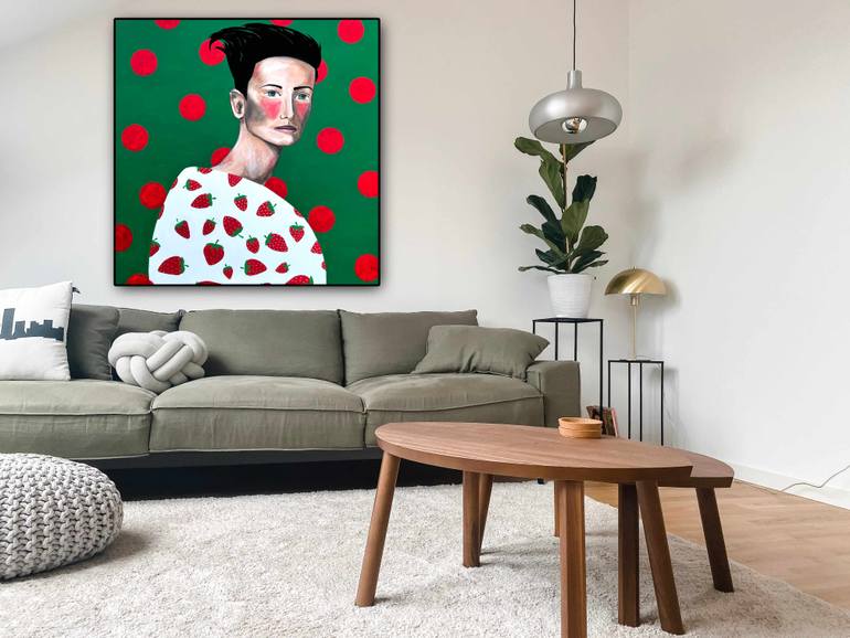 Original Abstract Women Painting by Darya Sokolova