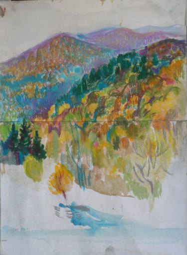 Print of Landscape Paintings by Natalia Zharkikh