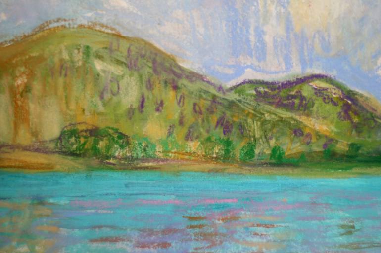 Original Impressionism Landscape Painting by Natalia Zharkikh