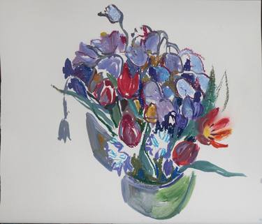 Original Impressionism Floral Paintings by Natalia Zharkikh