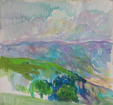 Print of Impressionism Landscape Paintings by Natalia Zharkikh