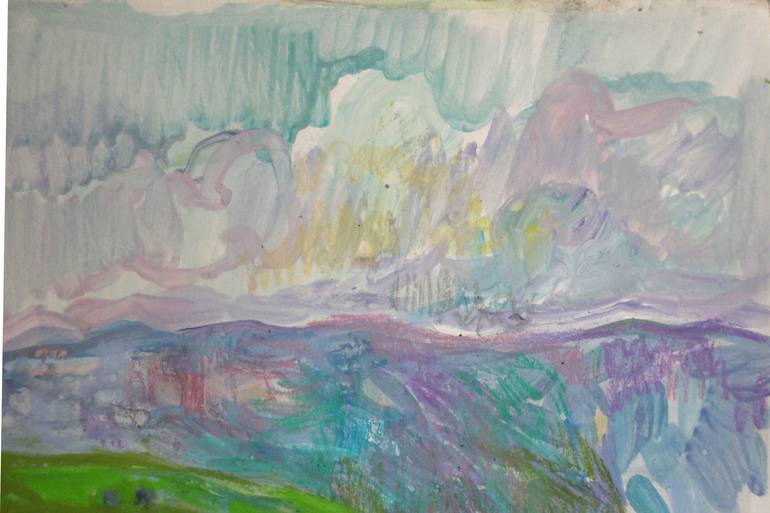 Original Impressionism Landscape Painting by Natalia Zharkikh