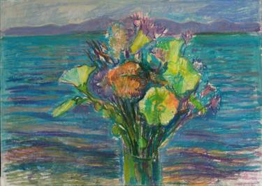 Print of Impressionism Floral Paintings by Natalia Zharkikh