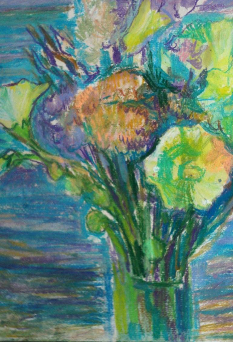 Original Impressionism Floral Painting by Natalia Zharkikh
