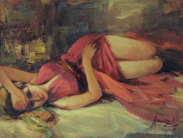 Print of Performing Arts Paintings by Aramazd Petrosyan
