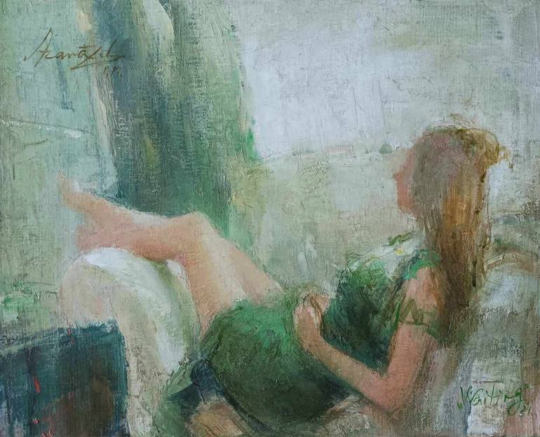 Print of Figurative Women Paintings by Aramazd Rossi