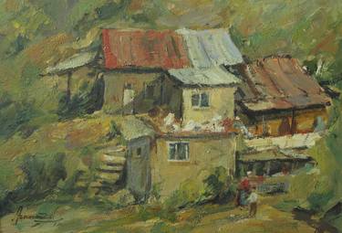 Original Folk Home Paintings by Aramazd Petrosyan