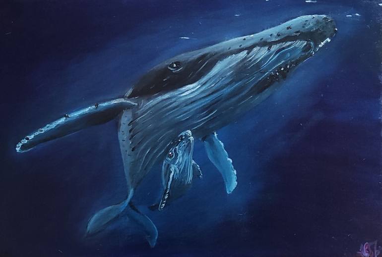 Original Realism Animal Paintings by Anastasia Brattseva