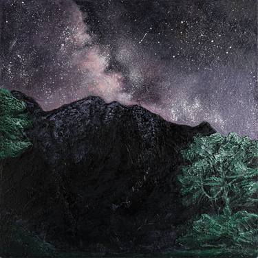 Original Abstract Landscape Mixed Media by Abstract Vibes
