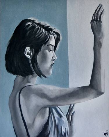 Original Black & White Women Paintings by Roop Mukhopadhyay