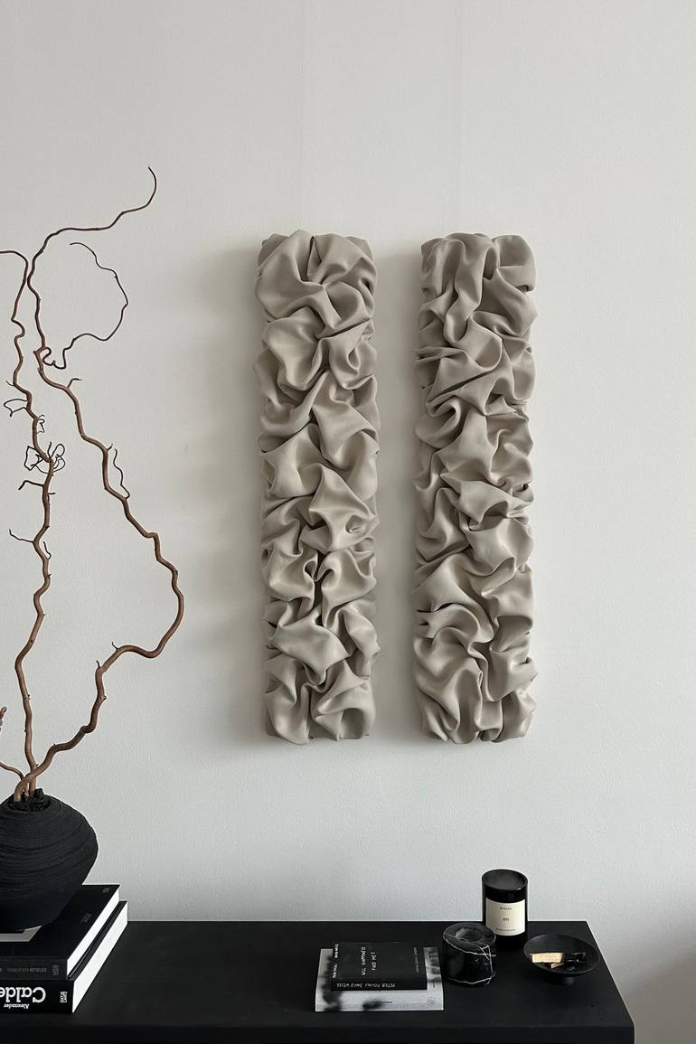 Original Minimalism Abstract Mixed Media by Lera Sanzharovets