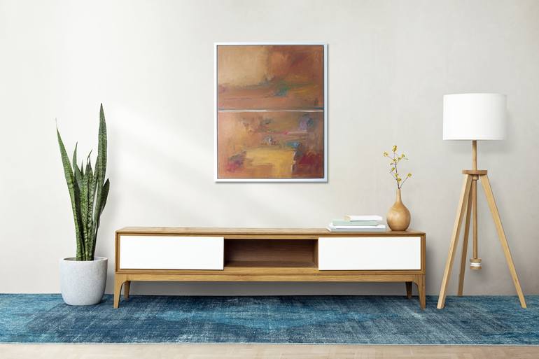 Original Abstract Seascape Painting by Thomas Hjelm