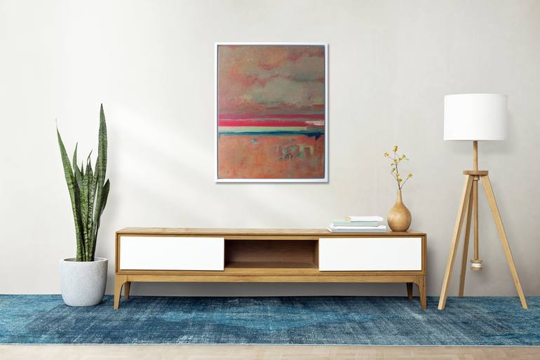 Original Abstract Seascape Painting by Thomas Hjelm