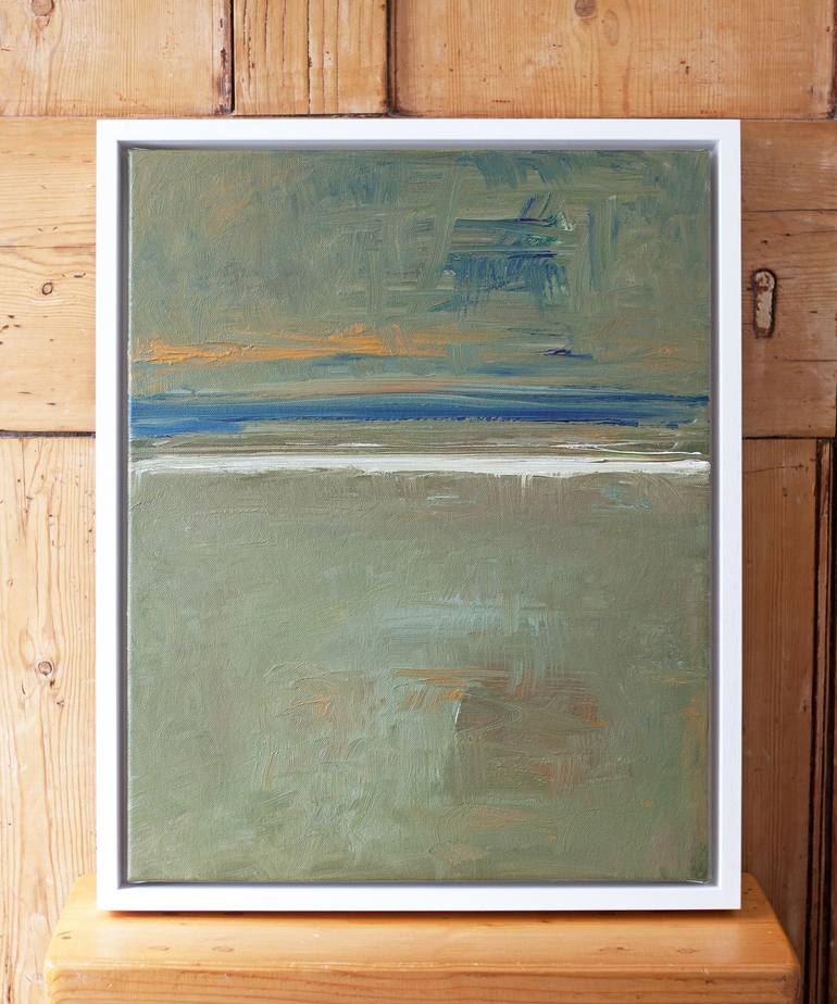 Original Abstract Seascape Painting by Thomas Hjelm