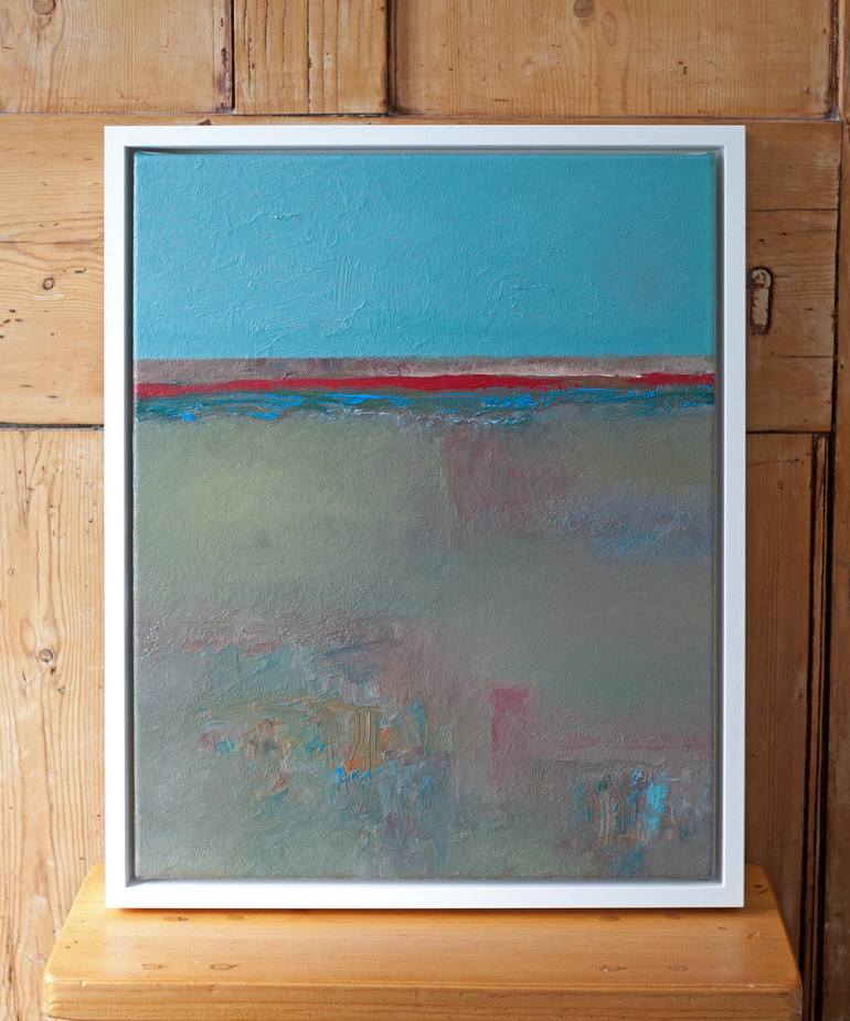 Original Abstract Seascape Painting by Thomas Hjelm