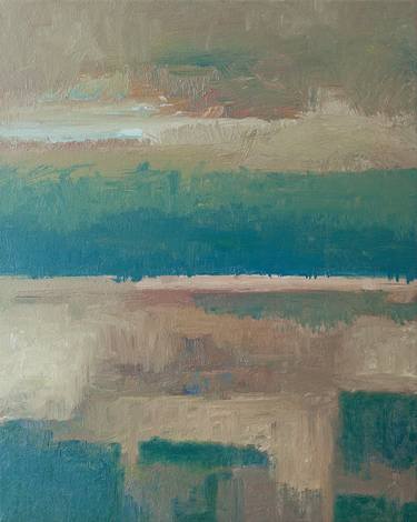 Original Abstract Seascape Painting by Thomas Hjelm