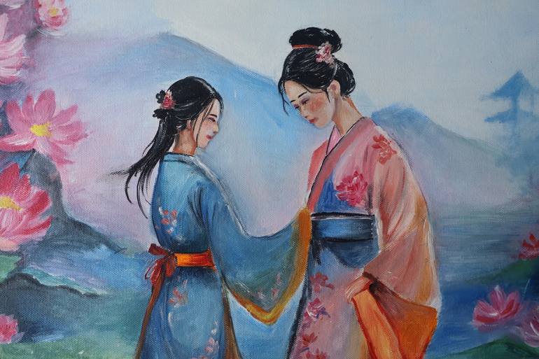 Original Classicism Boat Painting by Aanchal Singh
