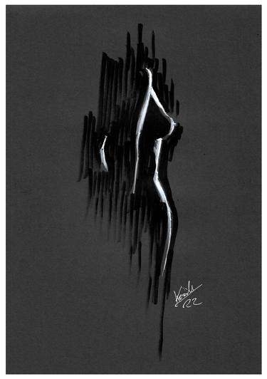Print of Figurative Nude Drawings by Jakub Kossakowski