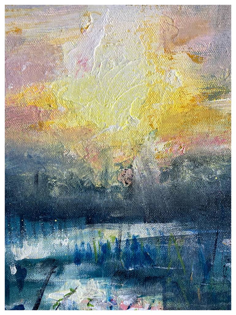 Original Abstract Landscape Painting by Jakub Kossakowski
