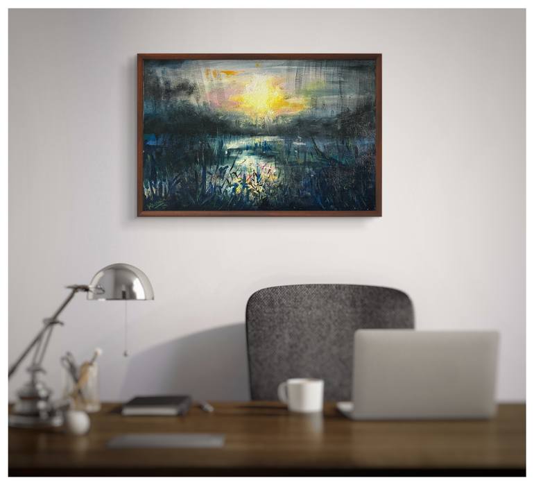 Original Abstract Landscape Painting by Jakub Kossakowski