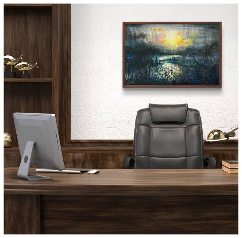Original Abstract Landscape Painting by Jakub Kossakowski
