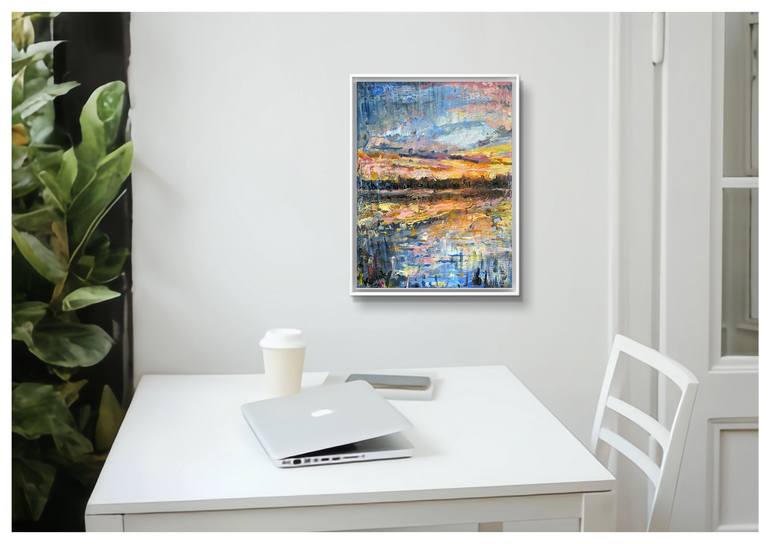 Original Abstract Landscape Painting by Jakub Kossakowski